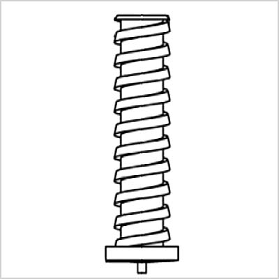 Grobgewindebolzen schematisch