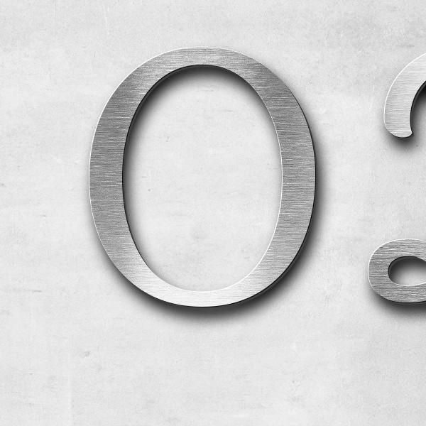 Schriftzug "02.03.60_26.12.23" in Schriftart "Autumna", Edelstahl V2A gebürstet - hochwertig & wette