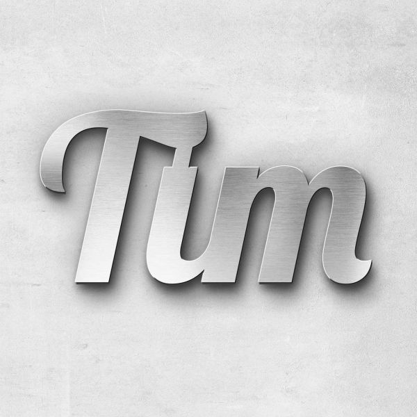 Schriftzug "Tim", Breite: 10 cm, Schriftart: Lilly, Befestigung: Selbstklebend