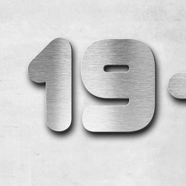 Schriftzug "19-69 STANDS FOR FREEDOM, TOLERANCE AND COUNTERCULTURE", Edelstahl V2A gebürstet - hochw