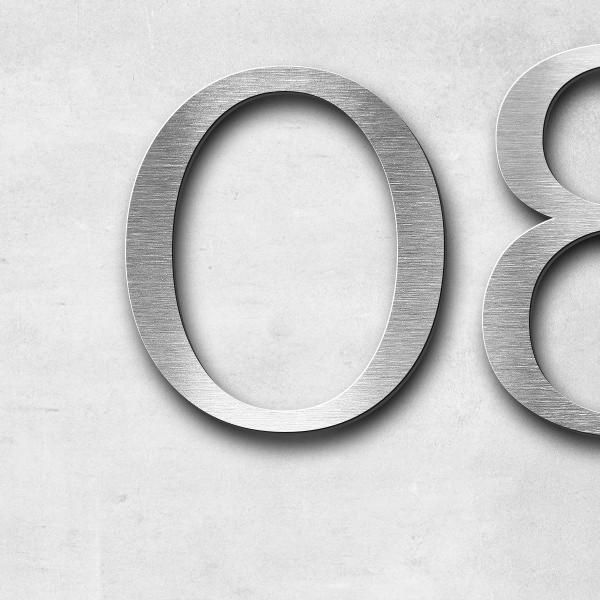 Schriftzug "08.03.1932" in Schriftart "Autumna", Edelstahl V2A gebürstet - hochwertig & wetterbestän