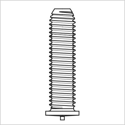 Gewindebolzen schematisch