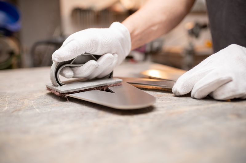 Firmenlogos aus Edelstahl - veredelt in Handarbeit